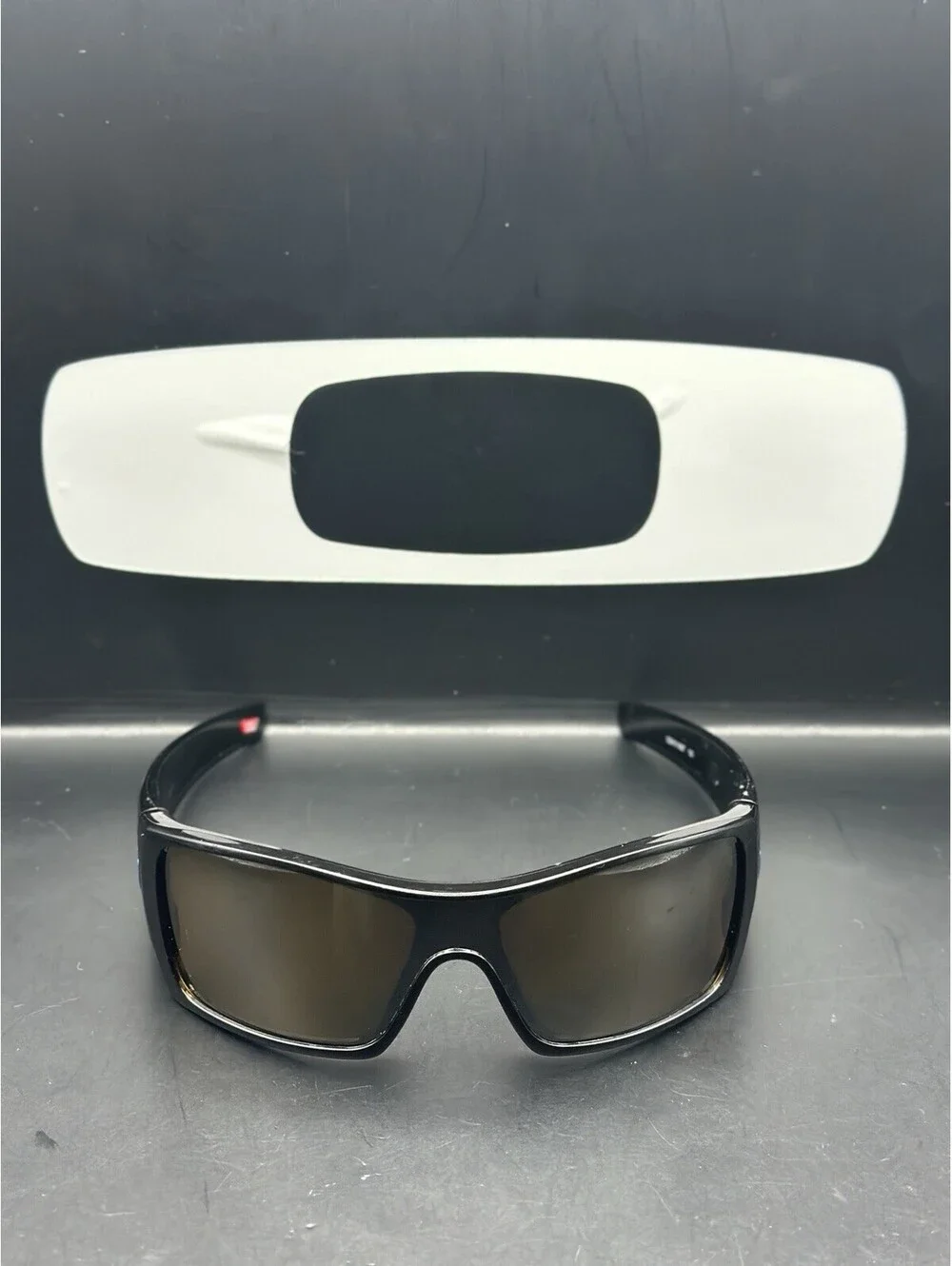 Oakley Batwolf Polished Black/Bronze Iridium Polarized Lenses